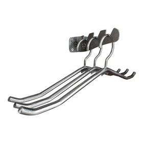 Stainless Steel Storage Apron Wall Rack for 3 Lead Aprons 