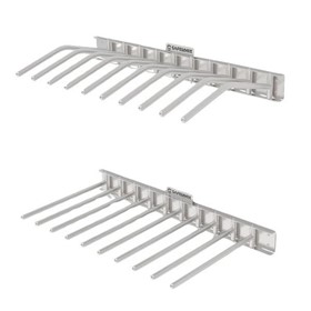 Wall-Mounted Swivel Apron Rack for 10 Tops & Skirts | Safeloox