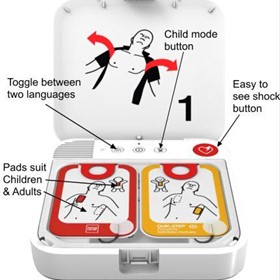 CR 2 AED Defibrillator - Semi Automatic