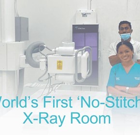 The World’s First “No-Stitch” X-ray Room with Large-Format DR Panels The World’s First “No-Stitch” X-ray Room with Large-Format DR Panels