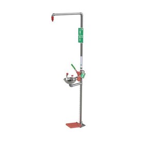 Outdoor Stainless Steel Safety Shower & Eyewash